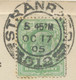 GB SCOTTISH VILLAGE POSTMARKS "STRANRAER / 312" (28 Mm, Code "5 45 PM") On Pc - Schotland