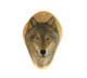 Original Hand Painted Image Of A Grey Wolf On A Smooth Beach Stone Paperweight - Radierungen