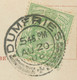 GB SCOTTISH VILLAGE POSTMARKS „DUMFRIES“ Superb Strike 25mm Time Code „5 45 PM - Scotland