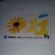 Cambodia-(CMB-SW-017)-sunflower-(e.card)-(52)-(3611-7846-0960-62)-(12/12/2003)-($5)-used Card+1card Prepiad - Camboya