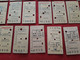 Tickets - Titres De Transport - Chemin De Fer - Sncb - Ferrocarril