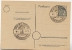 P962  Postkarte Sost. Postwertzeichen-Schau  Abb. VW-Käfer  WOLFSBURG  1948 - Enteros Postales