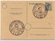 Postkarte P962 ZC Zudruck Ausstellung KIEL H.v. STEPHAN 1947 NGK 10,00 € - Entiers Postaux