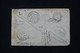 ESPAGNE -Enveloppe Pour La France En 1876, Affranchissement Alphonse XII 40c, Cachet Estafeda De Madrid Au Dos - L 90875 - Lettres & Documents