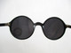 LUNETTES DE SOLEIL NEUVES RONDES NOIRES - Sun Glasses