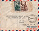 AEF / GABON  / LETTRE PAR AVION /  RAE CACHET N DUOLE / LAMBARENE POUR LYON 1952 - Brieven En Documenten