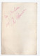 1950? YUGOSLAVIA, BELGRADE, ESMA REDZEPOVA, AUTOGRAPH - Autographes