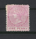 SAINT-CHRISTOPHER  ( SAINT-CHRISTOPHE ) / Y. & T. N° 2  /  QUEEN  VICTORIA , ONE  PENNY  Rose - St.Christopher-Nevis & Anguilla (...-1980)