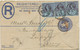 GB 1896 QV 2D PS Registered Env VARIETY „Publisbed“ Uprated Jubilee 2 1/2D (3) - Variétés, Erreurs & Curiosités