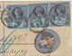 GB 1896 QV 2D PS Registered Env VARIETY „Publisbed“ Uprated Jubilee 2 1/2D (3) - Errors, Freaks & Oddities (EFOs