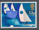 GB 1975 Sailing 12 P U/M ERROR/VARIETY: ROSE COLOUR + PHOSPHOR MISSING - Plaatfouten En Curiosa