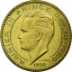 Monnaie, Monaco, 20 Francs, 1950, FDC, Aluminium-Bronze, Gadoury:140 - 1949-1956 Old Francs