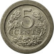 Monnaie, Pays-Bas, Wilhelmina I, 5 Cents, 1908, SUP, Copper-nickel, KM:137 - 5 Cent