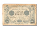 Billet, France, 5 Francs, 5 F 1871-1874 ''Noir'', 1873, 1873-06-28, NEUF - 5 F 1871-1874 ''Noir''