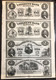 Citizens Bank Of Louisiana  Uncut Sheet $1/1/2/3 American Bank Note U.S.A. Usa Lotto.3106 - Biljetten Van De Verenigde Staten (1862-1923)