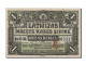 Billet, Latvia, 1 Rublis, 1919, SUP - Lettland