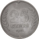 Monnaie, Pays-Bas, Wilhelmina I, 25 Cents, 1943, TTB, Zinc, KM:174 - 25 Centavos