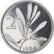 Monnaie, Italie, 2 Lire, 1994, Rome, Proof, FDC, Aluminium, KM:94 - 2 Liras