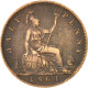 Monnaie, Grande-Bretagne, Victoria, 1/2 Penny, 1861, SUP, Bronze, KM:748.2 - Otros & Sin Clasificación