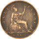 Monnaie, Grande-Bretagne, Victoria, 1/2 Penny, 1861, SUP, Bronze, KM:748.2 - Altri & Non Classificati