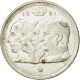 Monnaie, Belgique, 100 Francs, 100 Frank, 1951, TB, Argent, KM:139.1 - 100 Frank
