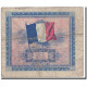 France, 2 Francs, 1944 Flag/France, 1944, B, Fayette:VF16.1, KM:114a - 1944 Drapeau/Francia