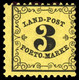 1862, Altdeutschland Baden Landpost, LP 2 Y, ** - Mint