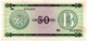 Cuba 50 Pesos Certificado De Divisa 1985 Serie B Pick FX 10 MBC VF - Cuba