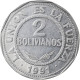 Monnaie, Bolivie, 2 Bolivianos, 1991, TTB, Stainless Steel, KM:206.1 - Bolivia