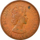 Monnaie, Etats Des Caraibes Orientales, Elizabeth II, 2 Cents, 1965, TTB - Territoires Britanniques Des Caraïbes