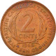 Monnaie, Etats Des Caraibes Orientales, Elizabeth II, 2 Cents, 1965, TTB - Caribe Británica (Territorios Del)