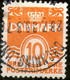 Denmark,1905. Numeral. 10 Øre Cancel:Dronninglund,27.07.1935,used,as Scan - Otros & Sin Clasificación