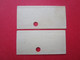 2 TICKETS Métro Autobus RATP - PARIS - 2° Classe  - Série B - 1960/70 - NEUF - Welt