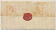 GB 1848 Stampless Partly Unpaid Entire From „LONDON“ Via France To Switzerland - Covers & Documents