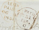 GB 1851, „LEITH / PAID“ Red CDS (POSTMARK-ERROR: Month "OC" Instead Of "OCT") - Storia Postale