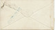 GB 1856 QV 1d Red-brown Lightly Blue Paper Perf.14 (ED) Cvr Duplex-cancel "74" - Cartas