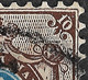 Russia 1858 10K Print Error: Upper Right 10 With "With Roof"/ 1 & 0 Connected. Perf 12,5. Mi5/Sc8. Used. #rca - Errors & Oddities