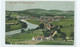 Wales Postcard Bluith Wells From Llanelwedd Rocks 1905 Used Creased - Breconshire