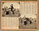 CALENDRIER GF 1910 - Incident Aux Courses Chevaux, Imprimeur Oberthur Rennes - Grand Format : 1901-20