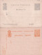 LUXEMBOURG - 1880/1919 - ENTIER POSTAL - 2 CARTES NEUVES - Postwaardestukken