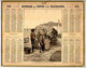 CALENDRIER GF 1912 - Le Raccommodage Des Filets De Pèche, Provence, Imprimeur Oberthur Rennes - Grand Format : 1901-20