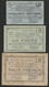 DOUAI ET REGION DE CARVIN : 3 Billets Différents Bons Communaux De 1914 (voir Description) - Bonds & Basic Needs