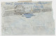 PARIS VIII Lettre Avion 10F Vincennes 20F Port St Malo Yv  283 394 Dest Argentine Buenos Aires Ob 1938 - Cartas & Documentos