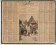 CALENDRIER GF 1923 - Village Alsacien (charrette Fourrage), Imprimeur Oberthur Rennes - Grand Format : 1921-40