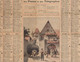 CALENDRIER GF 1923 - Village Alsacien (charrette Fourrage), Imprimeur Oberthur Rennes - Grand Format : 1921-40