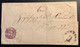 ECHZELL 1862 (Hessen, Kr Nidda) + Stpl 107 Mi 32 GEPR SEM BPP Brief (Thurn Und Taxis 1862 3 Kr Rot - Brieven En Documenten