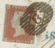 Delcampe - GB „Red Lion-St.“ In BLACK And BLUE (HOLBORN, LONDON WC) Two VF LATE FEE Cover - Brieven En Documenten