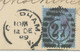 GB "CLAPHAM / S.W. / 27 / 1" 1892 QV 21/2d Jubilee Cvr To BRUNSWICK With Rare POSTMARKERROR - Brieven En Documenten