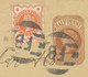 GB 189? QV 1/2 D Wrapper Uprated W 1/2 D Jubilee From LONDON "FB" To SINGAPORE - Lettres & Documents