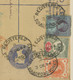 GB 1894 QV 2D PS Uprated Jubilee ½D 2D 2½D Jubilee REGISTERED / BRADFORD.YORKS - Storia Postale